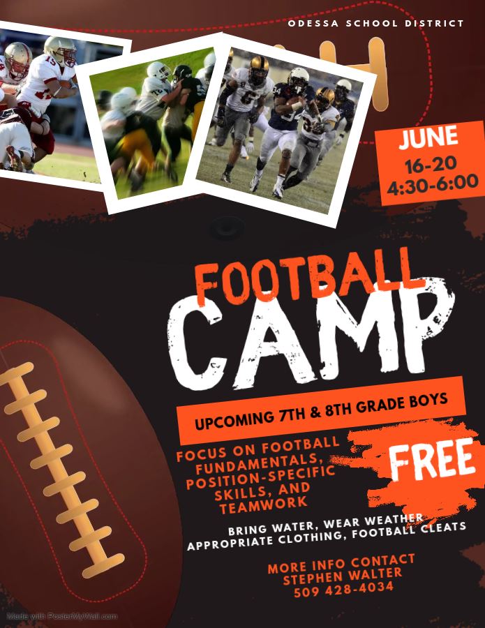  JH Football camp